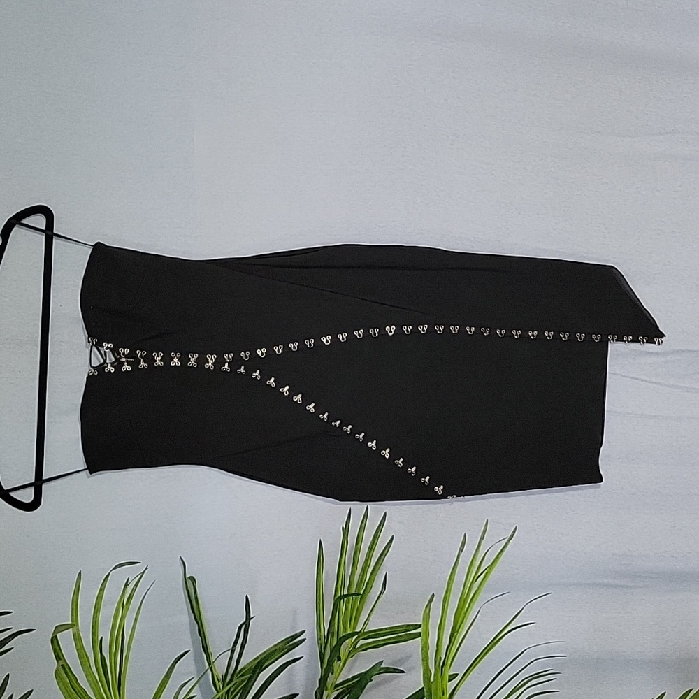 NWT Bec & Bridge Strapless Black Dress